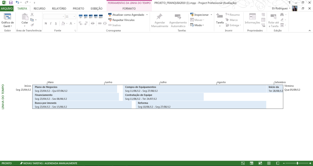 Tela5 - Linha do Tempo (fases) - CRONOGRAMA MS-PROJECT
