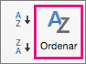 ordenar excel