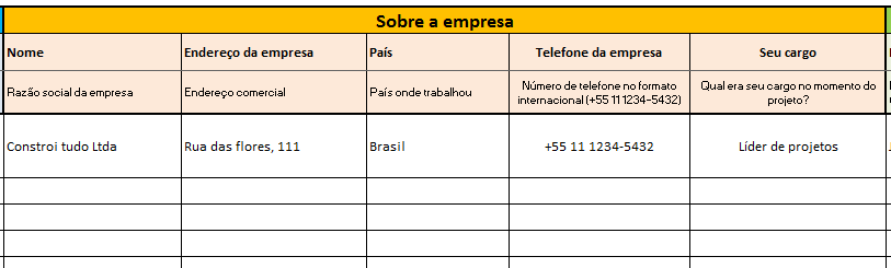 Planilha PMP 5 - SOBRE A EMPRESA