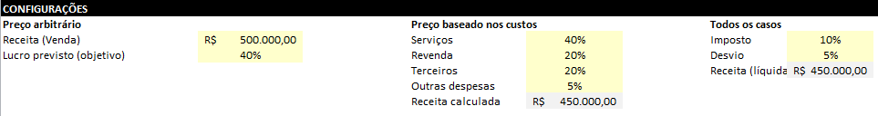 1 - Controle financeiro de projetos - Configuracoes 3