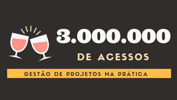 Gestão de projetos na prática: 3 milhões de acessos