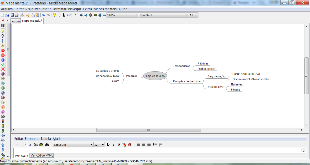 7 - Mapa mental Produtos